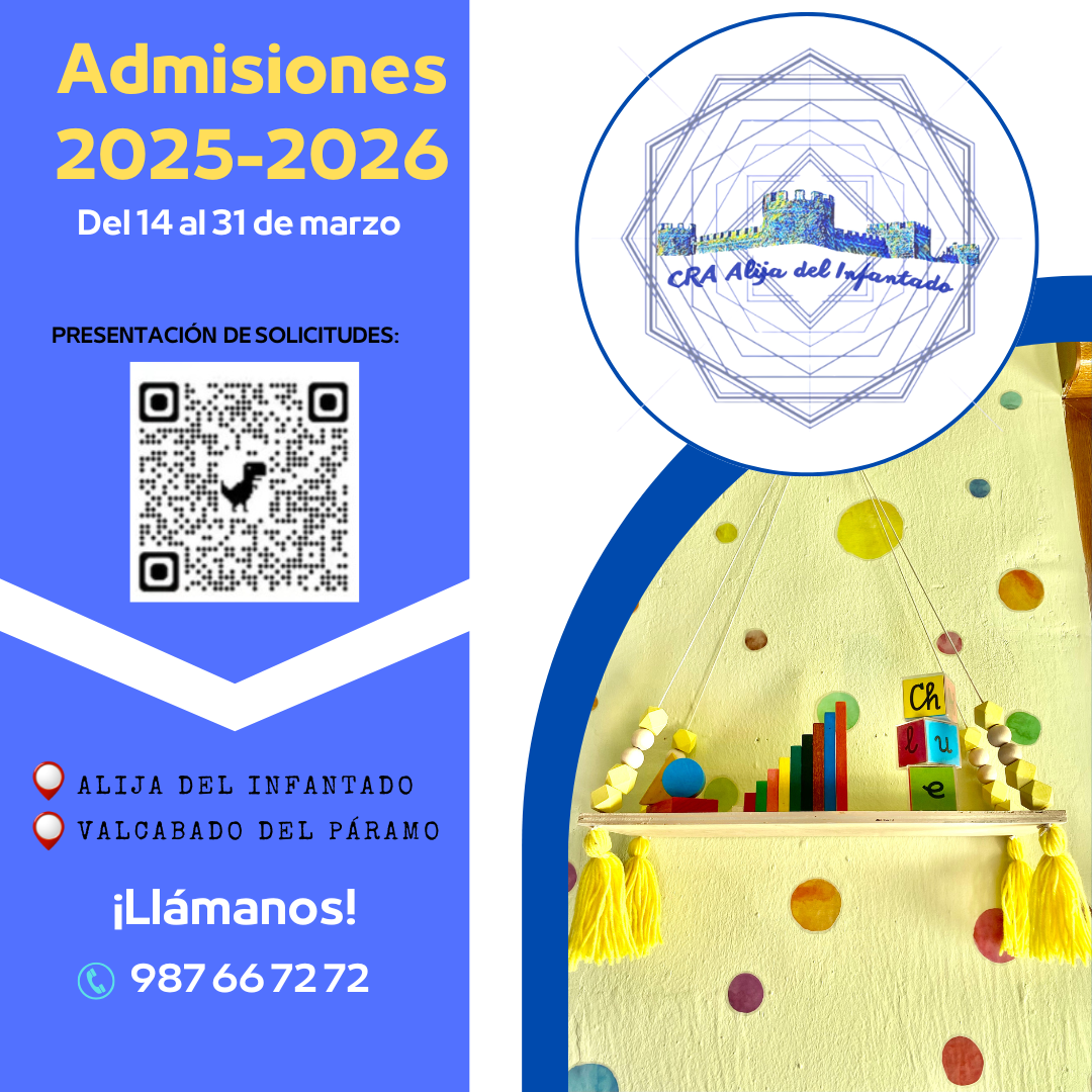 PROCESO DE ADMISIÓN CURSO 25-26