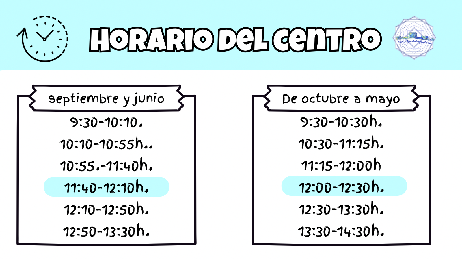 HORARIOS WEB